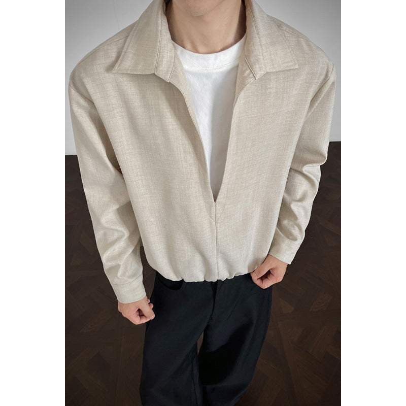 Men's Stylish Shirt with Button Placket Mune Fashion