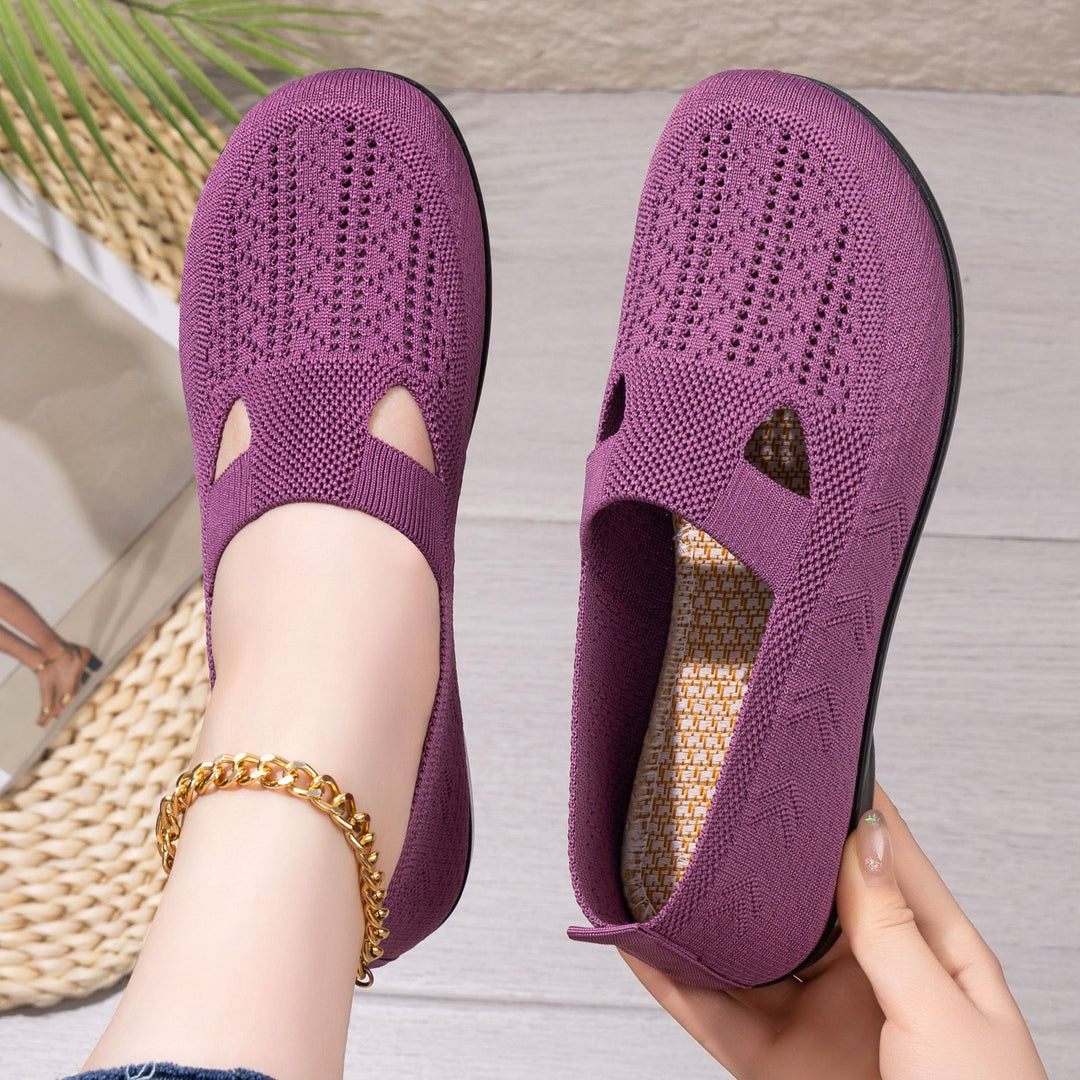 Women's Breathable Slip-On Ballerinas with Flexible Sole