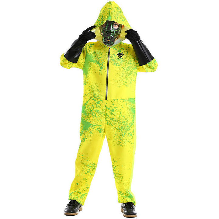 Unisex safety suit with hood and gas mask Mune Fashion