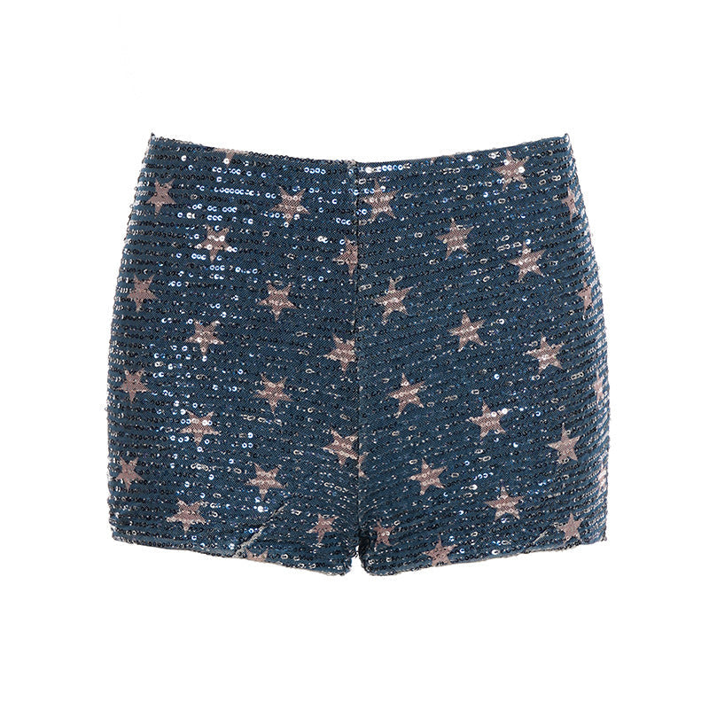 Women's Glittering Star Shorts