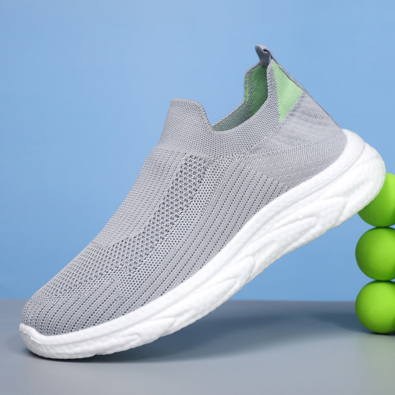 Women's Breathable Slip-On Running Shoes with Flexible Upper