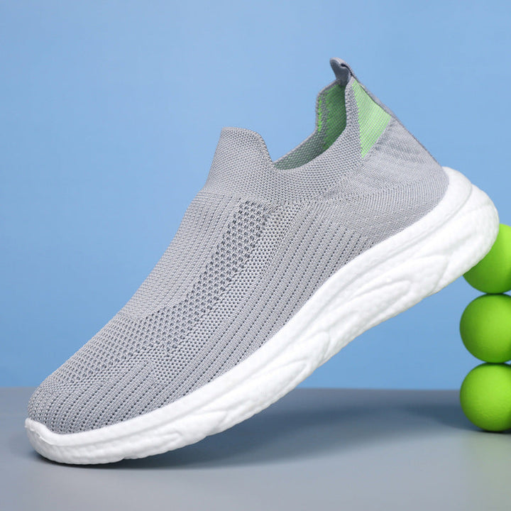 Women's Breathable Slip-On Running Shoes with Flexible Upper