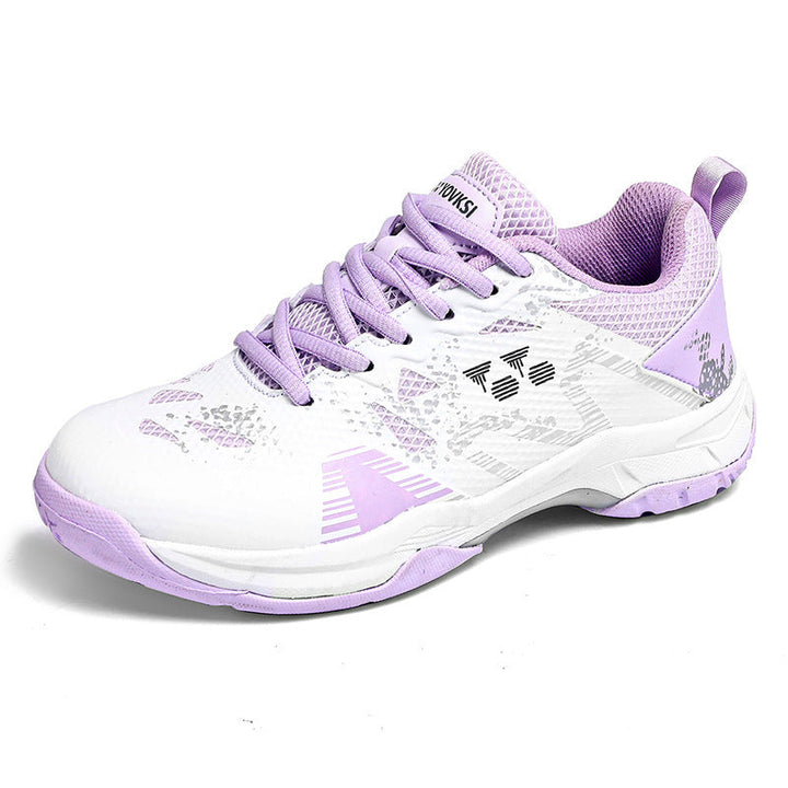 Unisex lightweight breathable indoor tennis shoes with stable non-marking sole and cushioning Mune Fashion