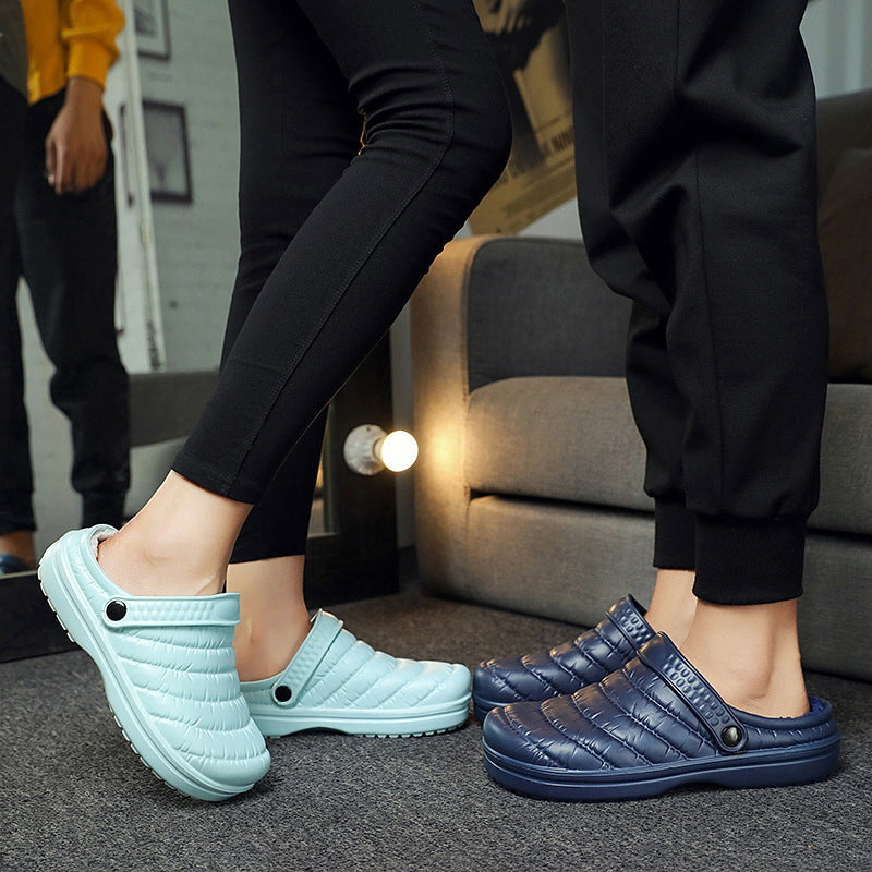 Comfortable Women's Slippers with Insulated Lining and Non-Slip Sole