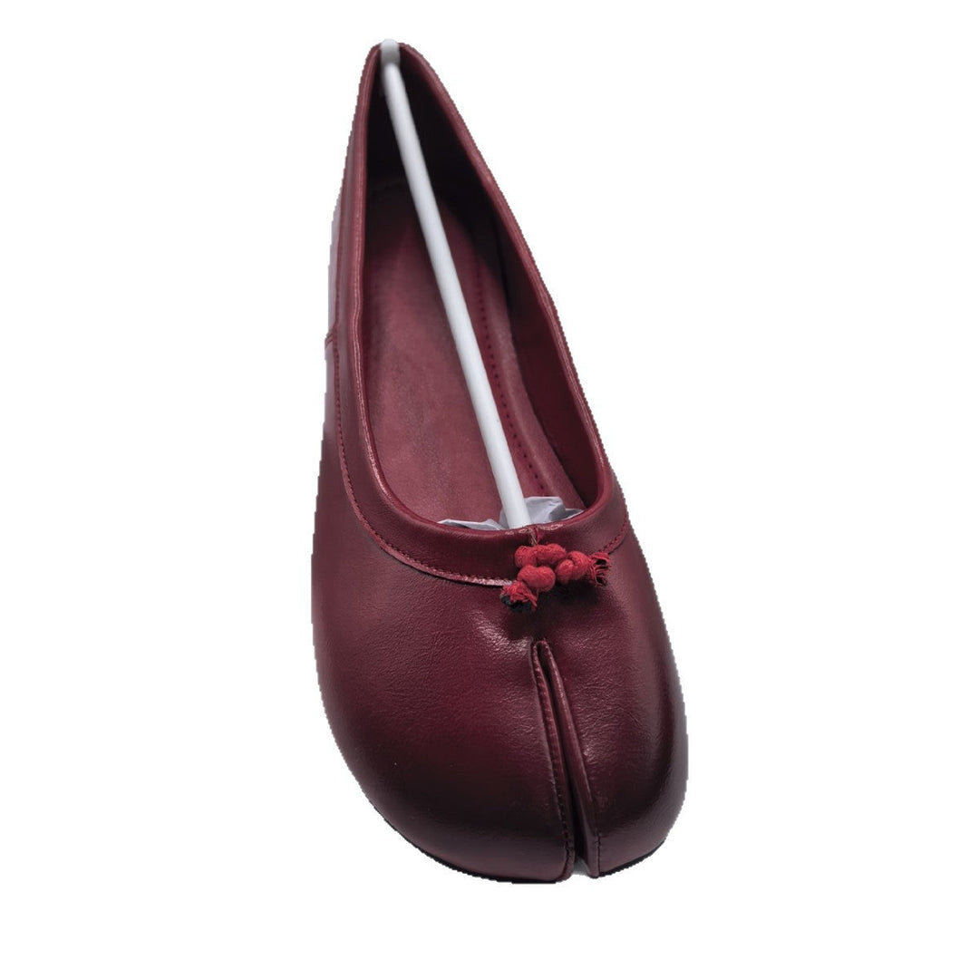 Elegant Women's Ballet Flats with Fashionable Knot Detail