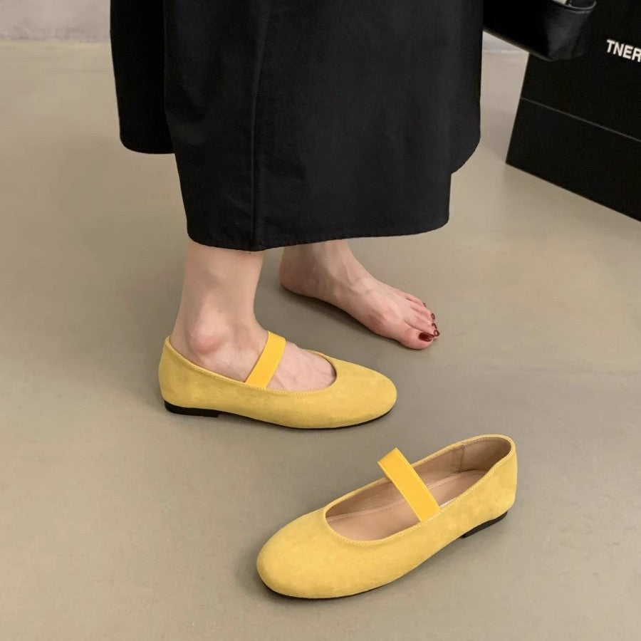 Women's Elegant Ballet Flats with Straps