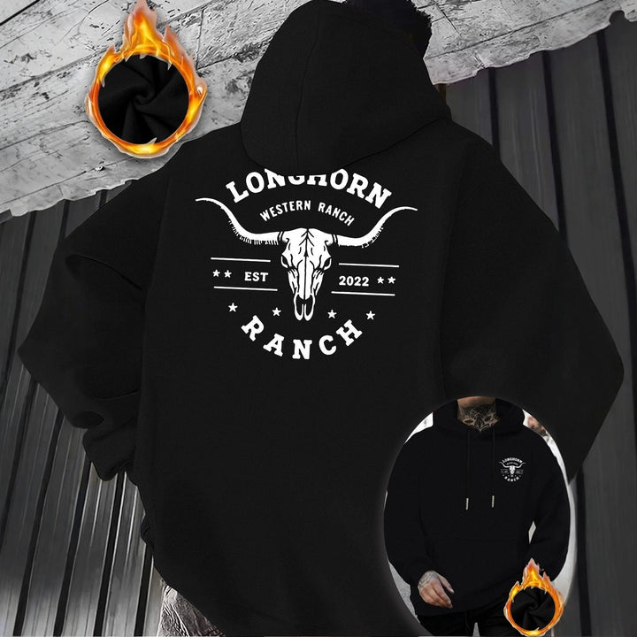 Men's Comfortable Hoodie with Distinctive Print Mune Fashion