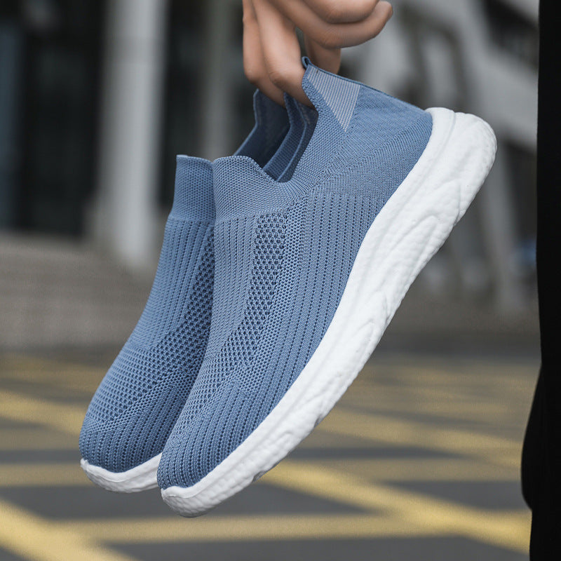 Women's Breathable Slip-On Running Shoes with Flexible Upper