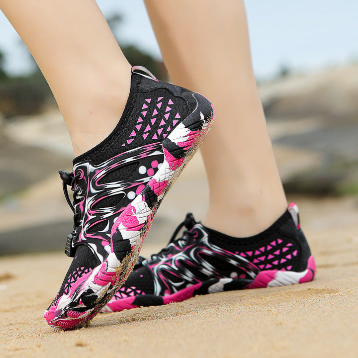 Women's Aqua Sport Shoes with Innovative Quick-Lace System and Non-Slip Sole