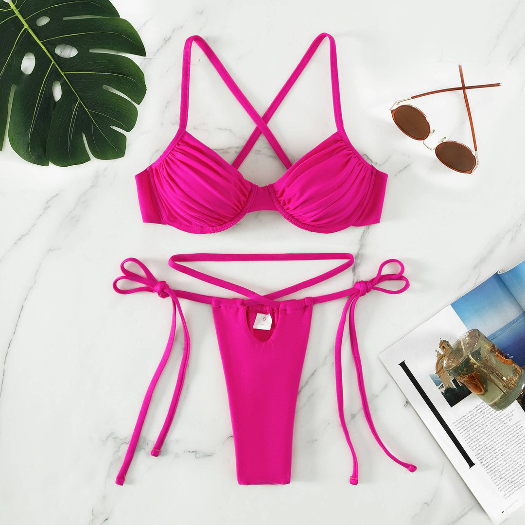 Women Triangle Bikini with innovative strap system and figure-flattering cut Mune Fashion
