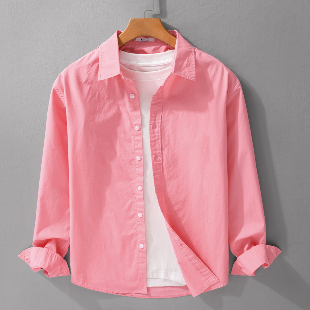 Men's Casual Layering Shirt with Integrated T-Shirt Insert Mune Fashion