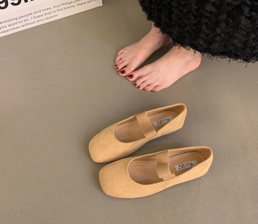 Women's Elegant Ballet Flats with Straps