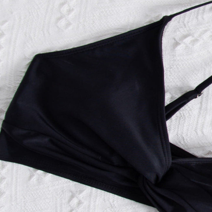 Women's Push-Up Bikini Top with Playful Wrap Detail Mune Fashion