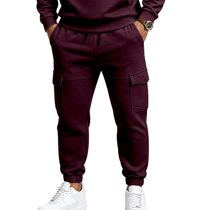 Men's cargo jogging pants with flap pockets and elastic waistband Mune Fashion