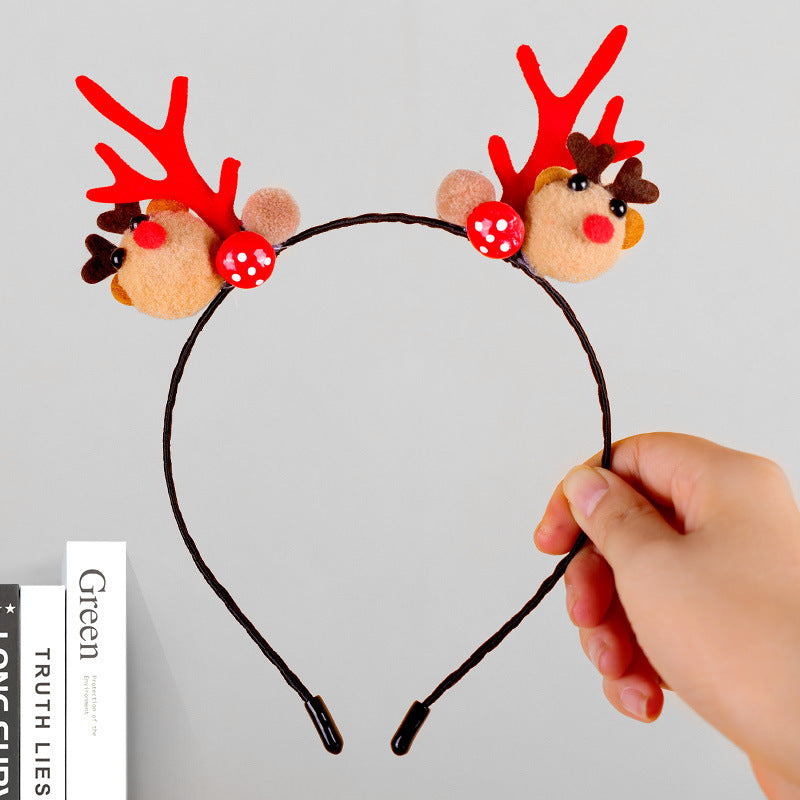 Festive Reindeer Antler Headband