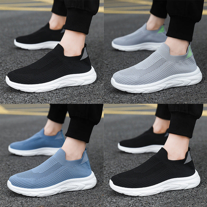 Women's Breathable Slip-On Running Shoes with Flexible Upper