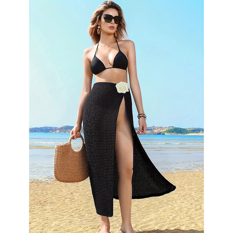 Women's maxi skirt with high slit Mune Fashion