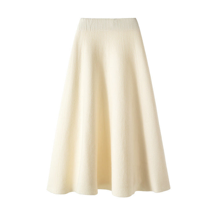 Ladies Elegant, Flowing Midi Skirt Mune Fashion