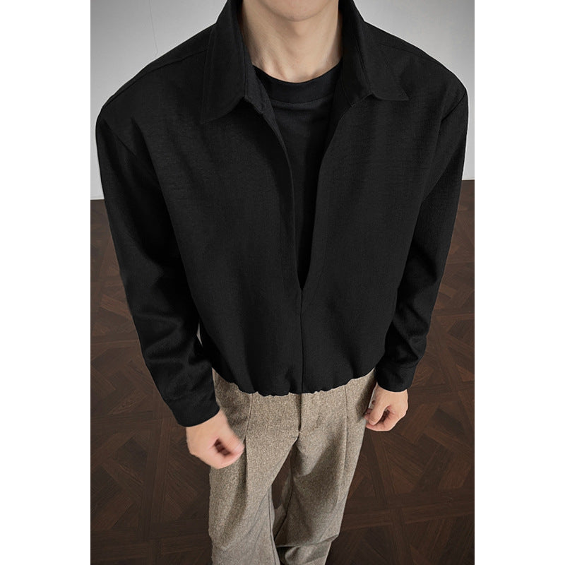 Men's Stylish Shirt with Button Placket Mune Fashion