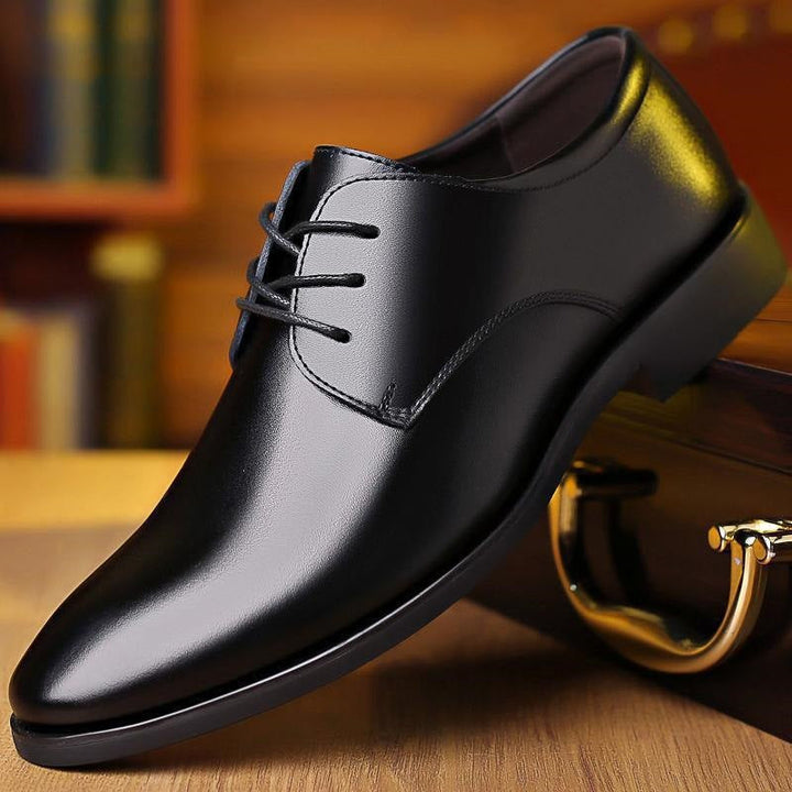 Men's Elegant Lace-Up Shoes made of High-Quality Leather Mune Fashion