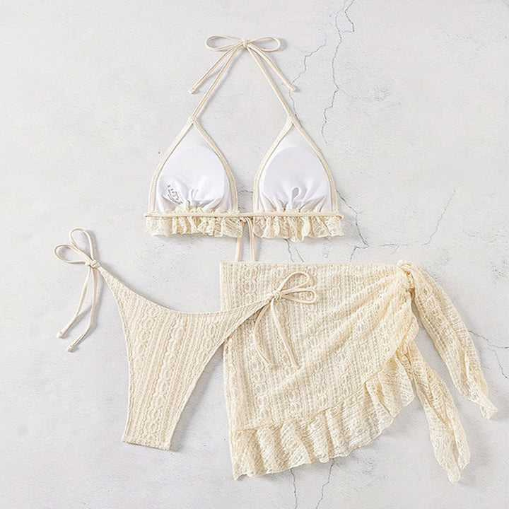 Ladies Beach Bliss Bikini with Stylish Wrap Skirt Mune Fashion