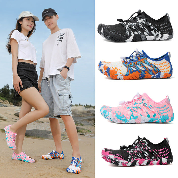 Women's Aqua Sport Shoes with Innovative Quick-Lace System and Non-Slip Sole