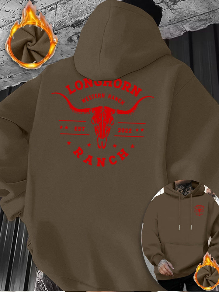 Men's Comfortable Hoodie with Distinctive Print Mune Fashion