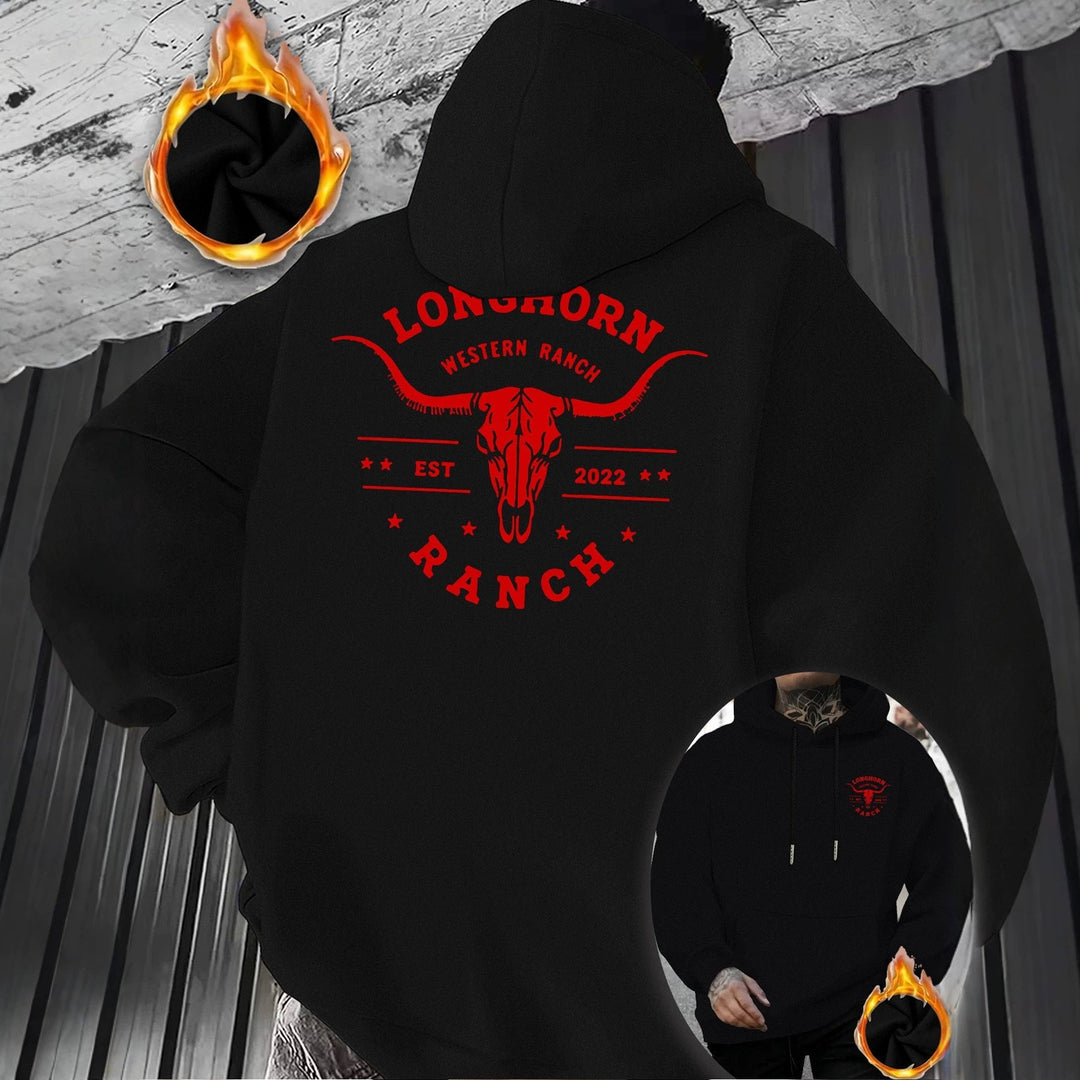 Men's Comfortable Hoodie with Distinctive Print Mune Fashion