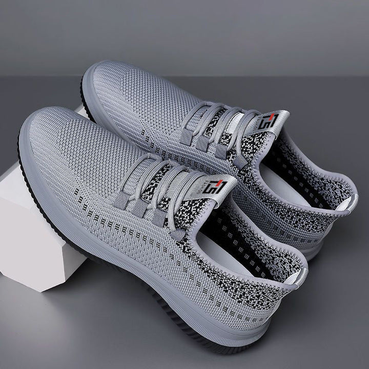 Men's Lightweight Knitted Performance Sneaker with Sock-Like Shaft and Flexible Grip Sole Mune Fashion