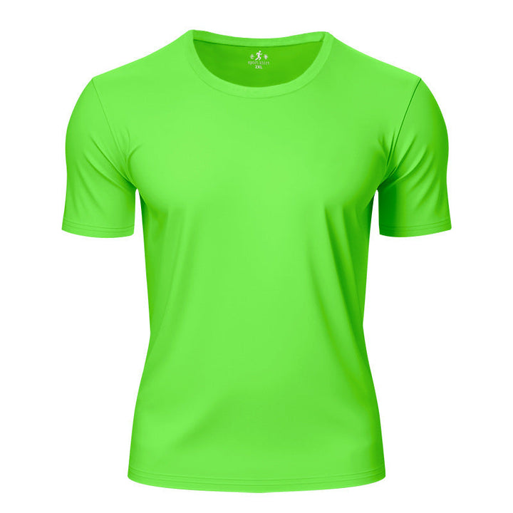 Men's lightweight short sleeve functional shirt with round neck, quick-drying stretch fabric and flat seams Mune Fashion