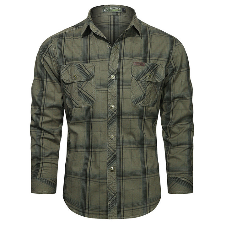 Men's Checked Flannel Shirt