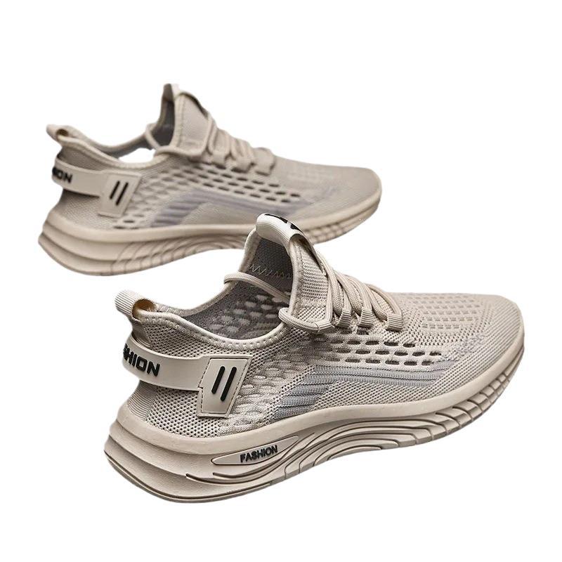 Men's Breathable Sneakers with Flexible Mesh Design Mune Fashion
