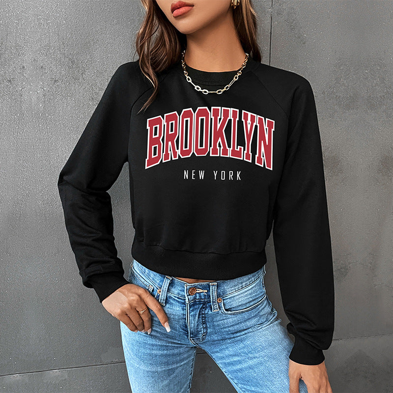 Women Stylish Cropped Sweater Mune Fashion