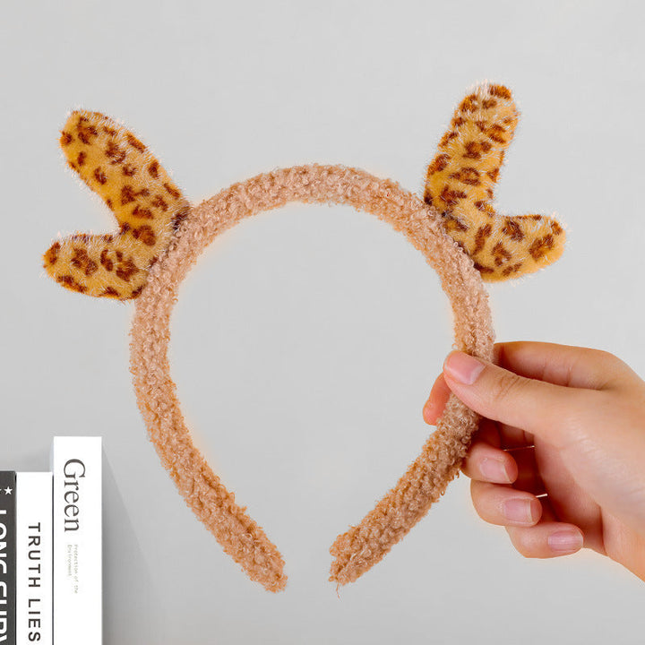 Festive Reindeer Antler Headband