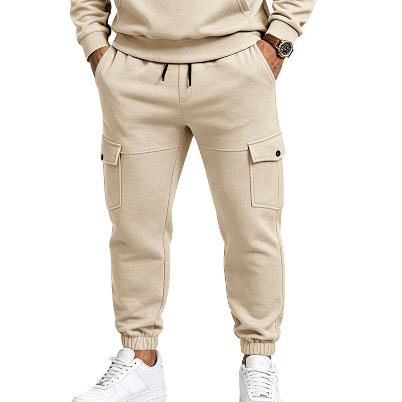 Men's cargo jogging pants with flap pockets and elastic waistband Mune Fashion