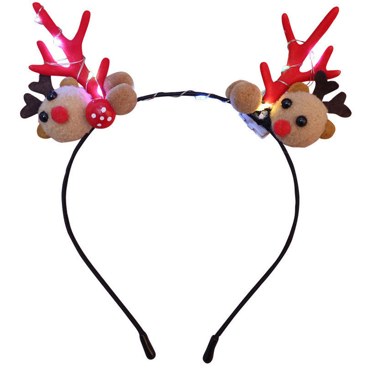 Festive Reindeer Antler Headband