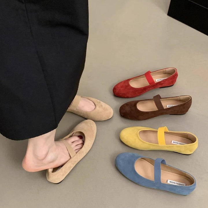 Women's Elegant Ballet Flats with Straps