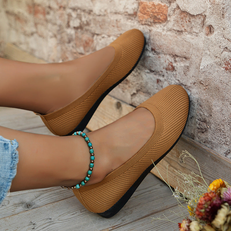 Women's Elastic Ballerinas