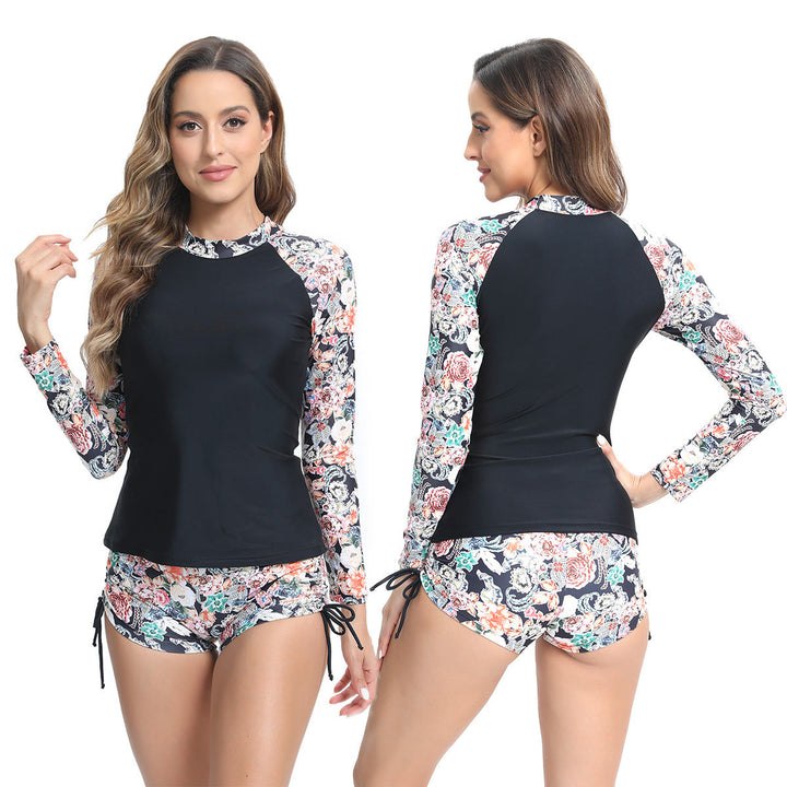 Women's stylish rash guard bikini set Mune Fashion