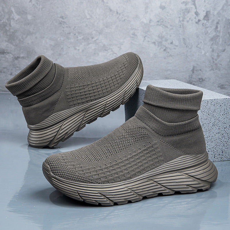 Women's High-Performance Running Shoes with Breathable Knit Upper