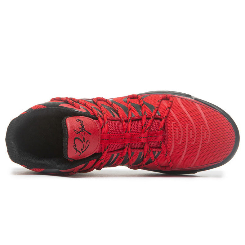 Men's street runners with multi-chamber air cushioning and stabilizing side cages Mune Fashion