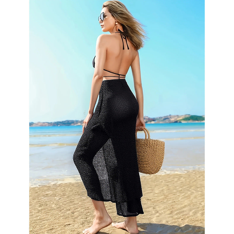 Women's maxi skirt with high slit Mune Fashion