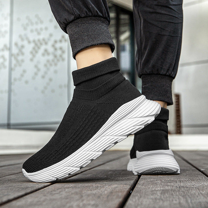 Women's High-Performance Running Shoes with Breathable Knit Upper