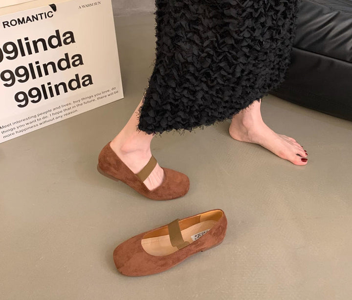 Women's Elegant Ballet Flats with Straps