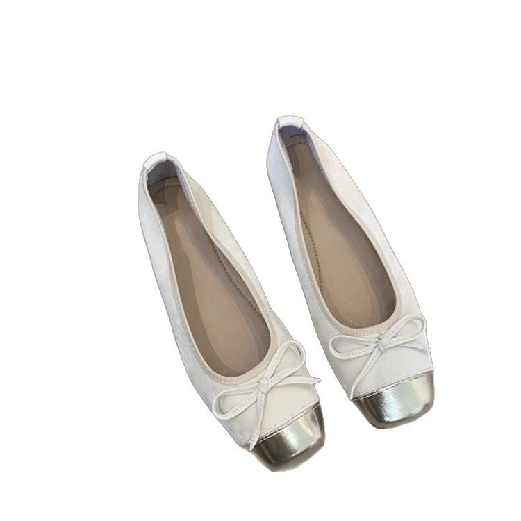 Elegant Ballet Flats with Bow Detail