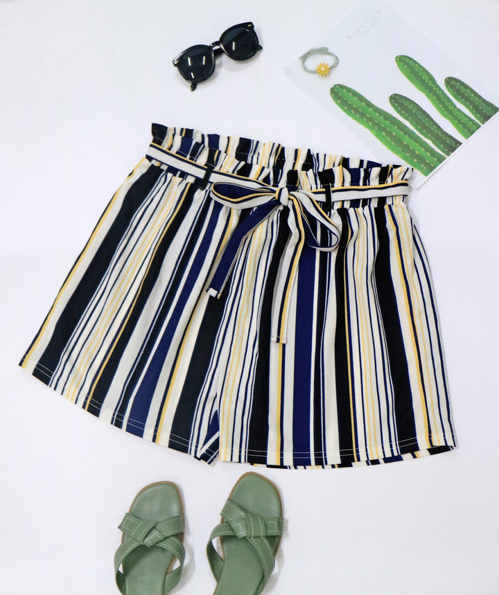 Women's Striped Summer Shorts