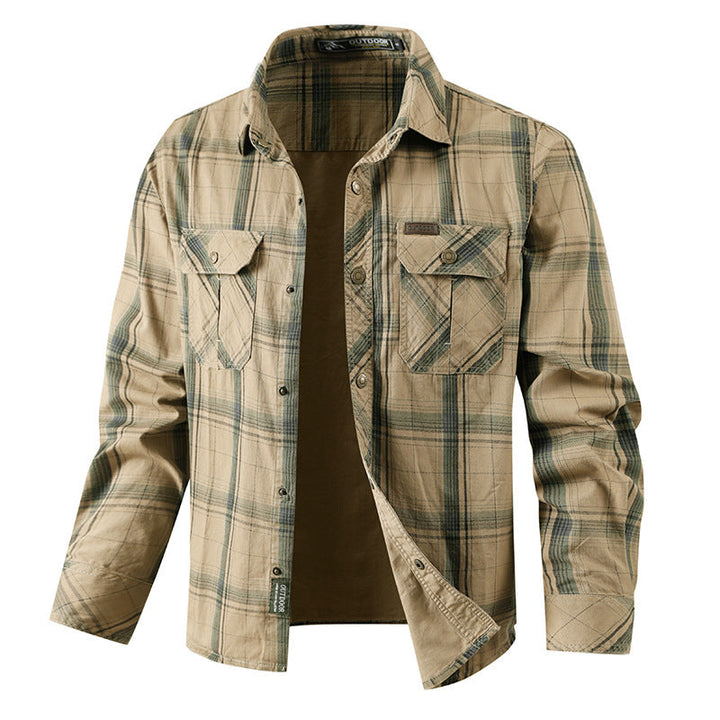 Men's Checkered Casual Shirt Mune Fashion