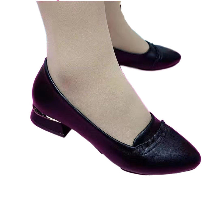 Women's Elegant Ballet Flats with Subtle Heel
