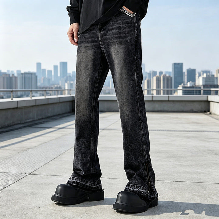 Men's Casual Straight Leg Jeans Mune Fashion