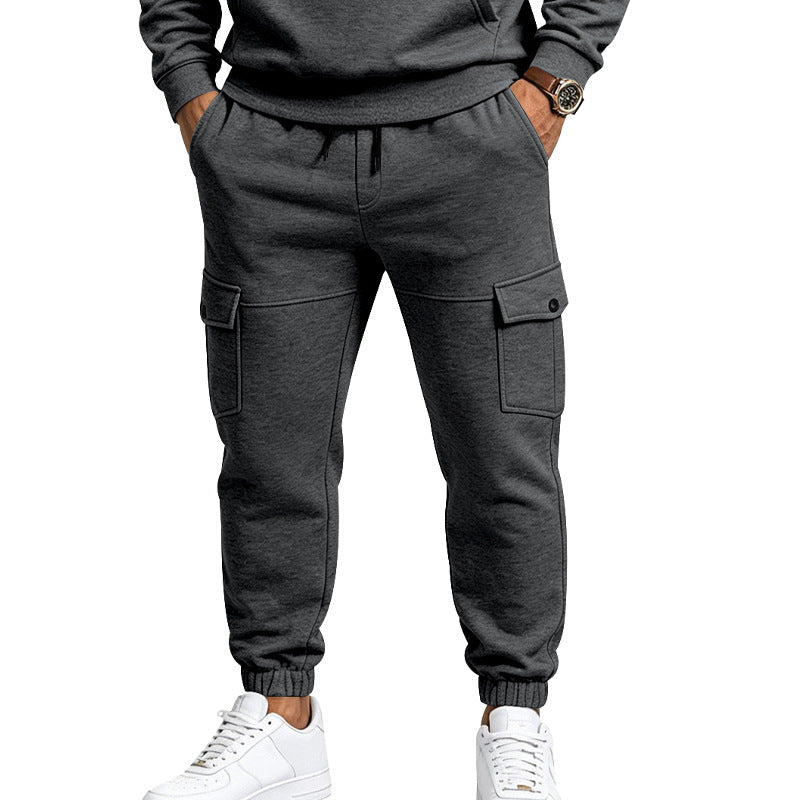 Men's cargo jogging pants with flap pockets and elastic waistband Mune Fashion